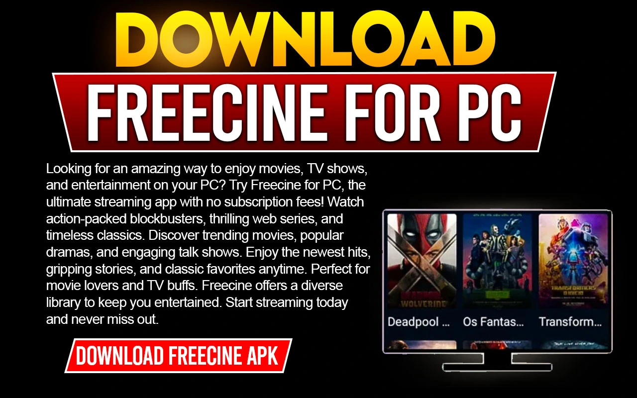 FreeCine PC - Download FreeCine for PC & Watch Movies 1 FreeCine For PC